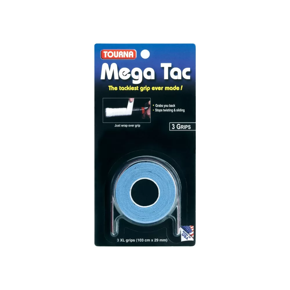 Tourna Mega Tac XL Overgrip Blue x 3