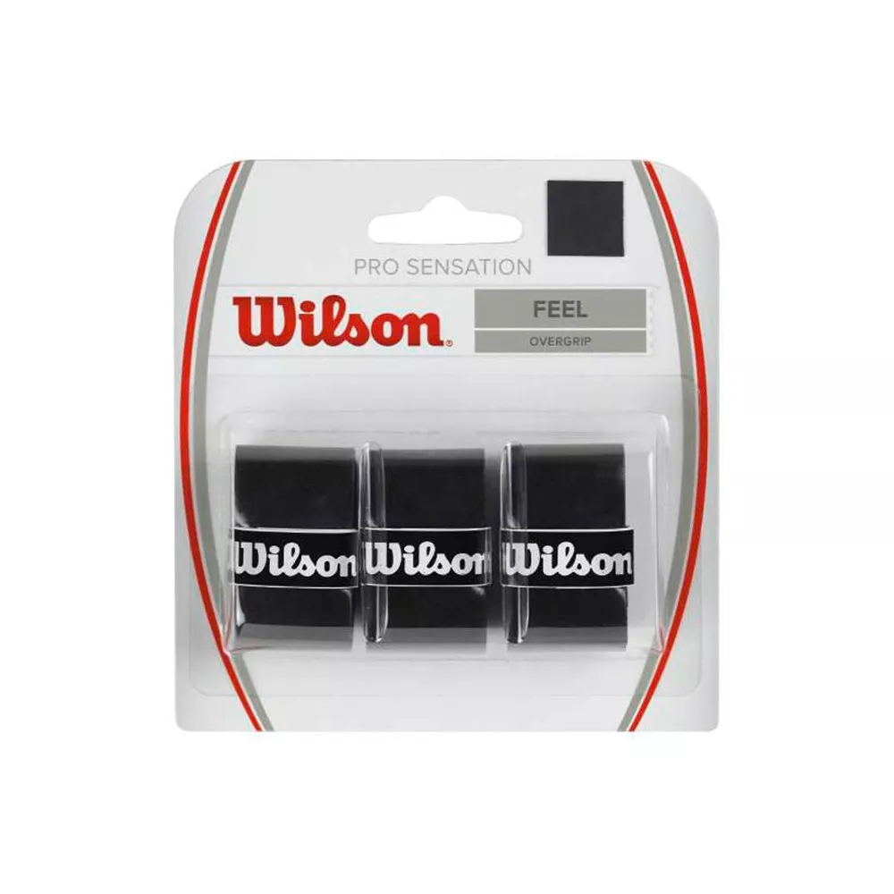 Wilson Overgrip Pro Sensation Overgrip Black x 3