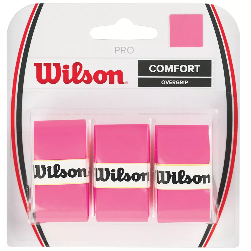 Wilson Overgrip Pro Overgrip Pink x 3