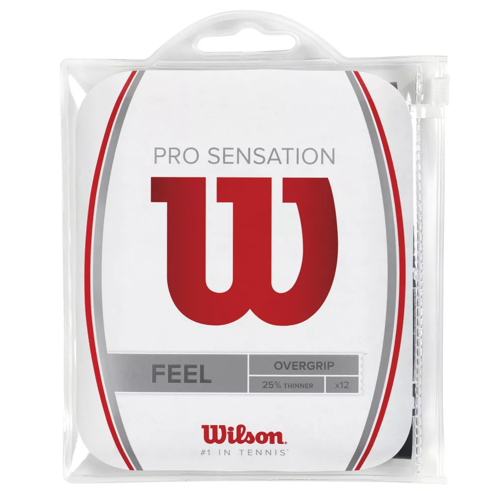 Wilson Overgrip Pro Sensation Overgrip Black x 12