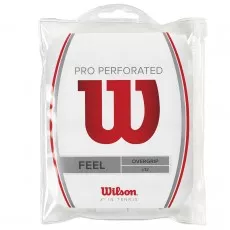 Wilson Overgrip Pro Perforated Overgrip White x 12
