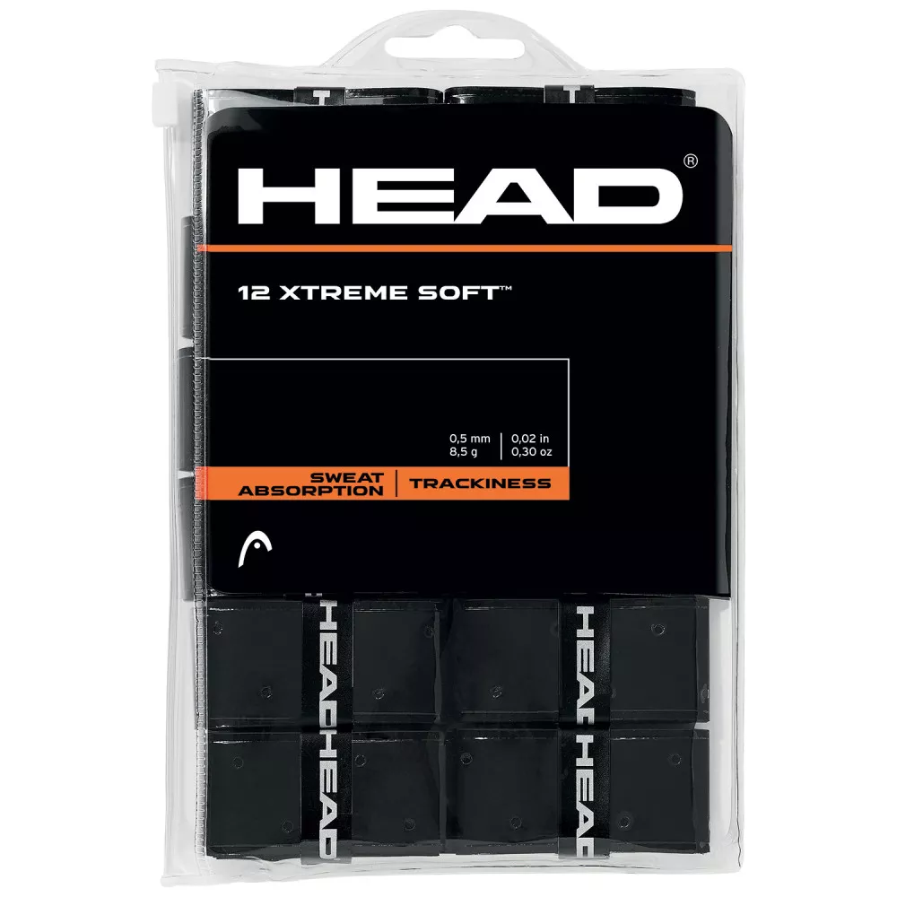 Head Overgrip Extreme Soft Black x 12