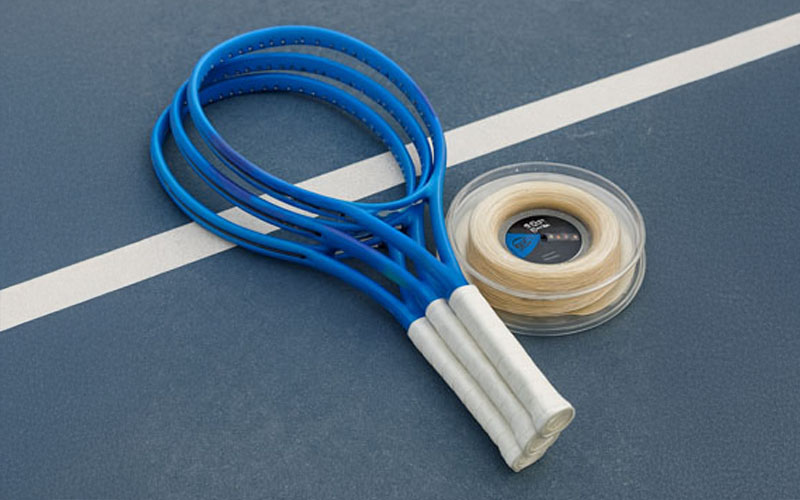 Hoeveel rackets kun je bespannen met een snaarrol van 200 m?